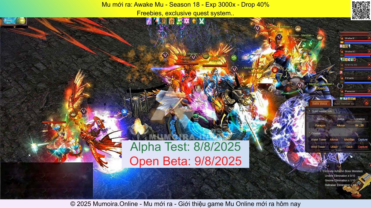 Mu mới ra, Awake Mu, awakemu.com, Mu Online, Mu SS18 mới ra, Mu Test tháng 8 2025, Freebies, exclusive quest system.., Season 18 Mu mới ra, Awake Mu, awakemu.com, Mu Online, Mu SS18 mới ra, Mu Test tháng 8 2025, Freebies, exclusive quest system.., Season 18