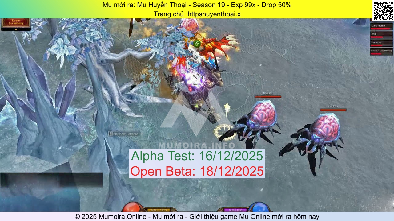 Mu mới ra, Mu Huyền Thoại, huyenthoai.xyz, Mu Online, Mu SS19 mới ra, Mu Test tháng 12 2025, Trang chủ  httpshuyenthoai.x, Season 19