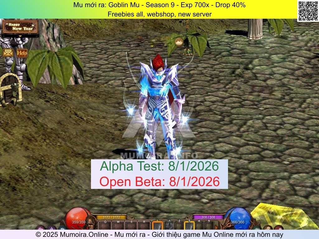 Mu mới ra, Goblin Mu, goblinmu.com, Mu Online, Mu SS9 mới ra, Mu Test tháng 1 2026, Freebies all, webshop, new server, Season 9