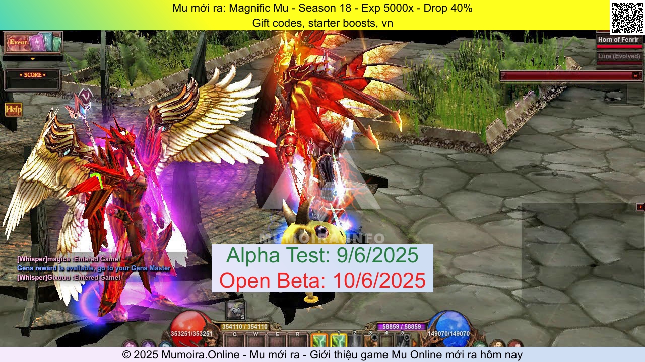 Mu mới ra, Magnific Mu, magnificmu.com, Mu Online, Mu SS18 mới ra, Mu Test tháng 6 2025, Gift codes, starter boosts, vn, Season 18 Mu mới ra, Magnific Mu, magnificmu.com, Mu Online, Mu SS18 mới ra, Mu Test tháng 6 2025, Gift codes, starter boosts, vn, Season 18