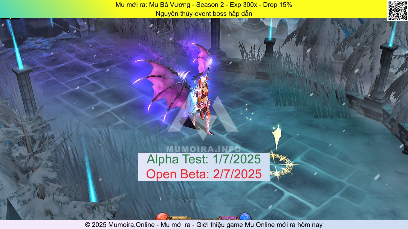 Mu mới ra, Mu Bá Vương, bavuong.pro, Mu Online, Mu SS2 mới ra, Mu Test tháng 7 2025, Nguyên thủy-event boss hấp dẫn, Season 2