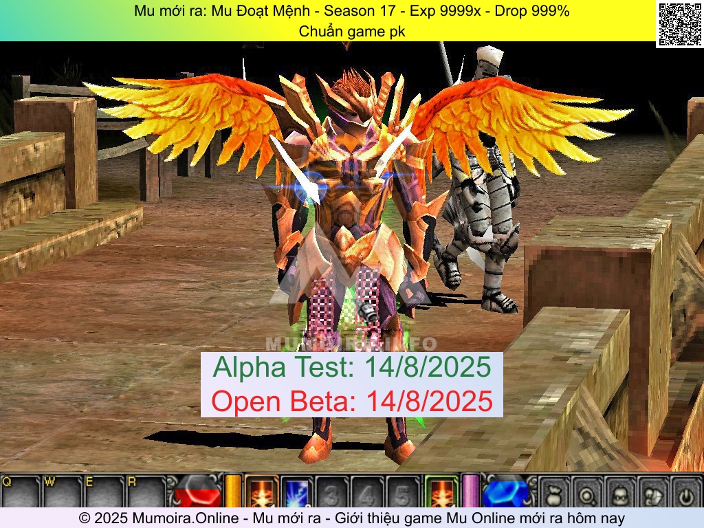 Mu mới ra, Mu Đoạt Mệnh, mudoatmenh.info, Mu Online, Mu SS17 mới ra, Mu Test tháng 8 2025, Chuẩn game pk, Season 17