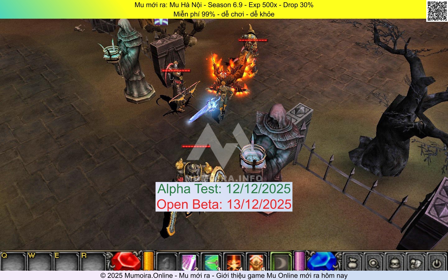 Mu mới ra, Mu Hà Nội, hanoiss6-vn.com, Mu Online, Mu SS6 mới ra, Mu Test tháng 12 2025, Miễn phí 99% - dễ chơi - dễ khỏe, Season 6.9