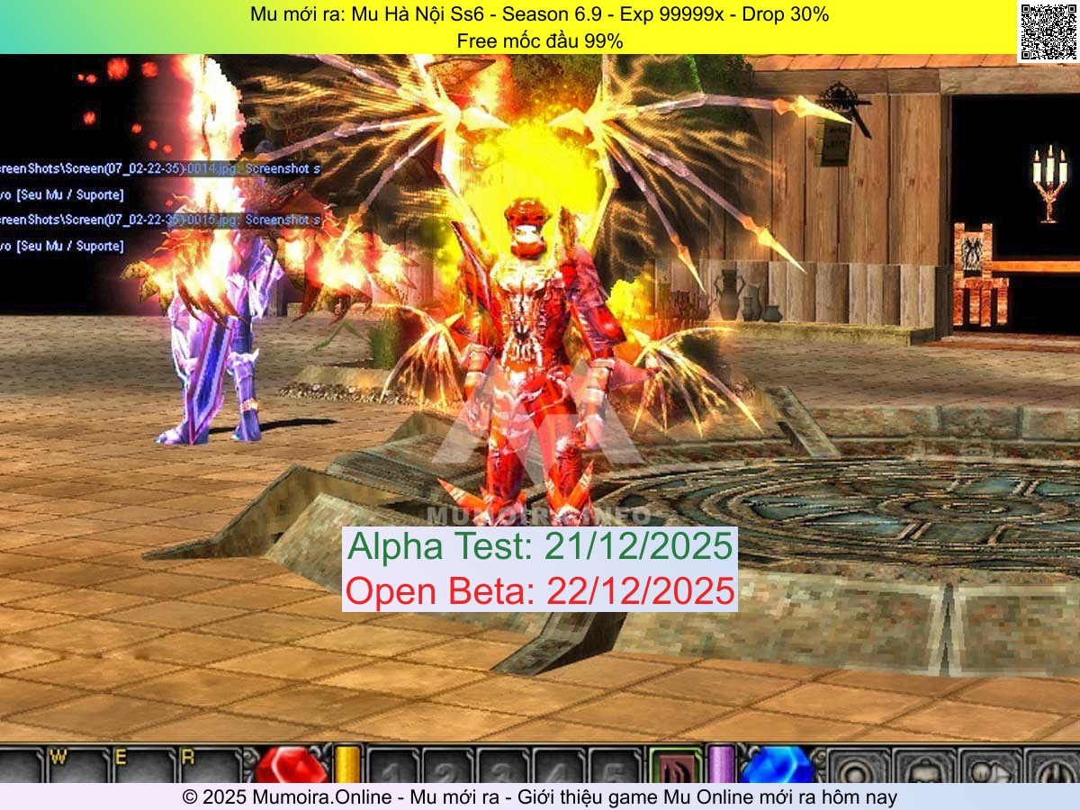 Mu mới ra, Mu Hà Nội Ss6, muhnss6.top, Mu Online, Mu SS6 mới ra, Mu Test tháng 12 2025, Free mốc đầu 99%, Season 6.9