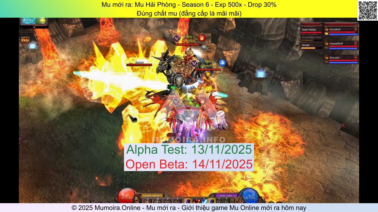 Mu mới ra, Mu Hải Phòng, mu-haiphong.net, Mu Online, Mu SS6 mới ra, Mu Test tháng 11 2025, Đúng chất mu (đẳng cấp là mãi mãi), Season 6
