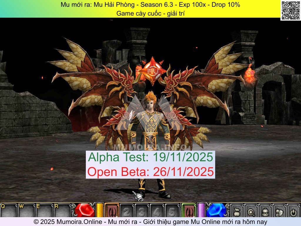 Mu mới ra, Mu Hải Phòng, lucdiahuyenbi.fun, Mu Online, Mu SS6 mới ra, Mu Test tháng 11 2025, Game cày cuốc - giải trí, Season 6.3