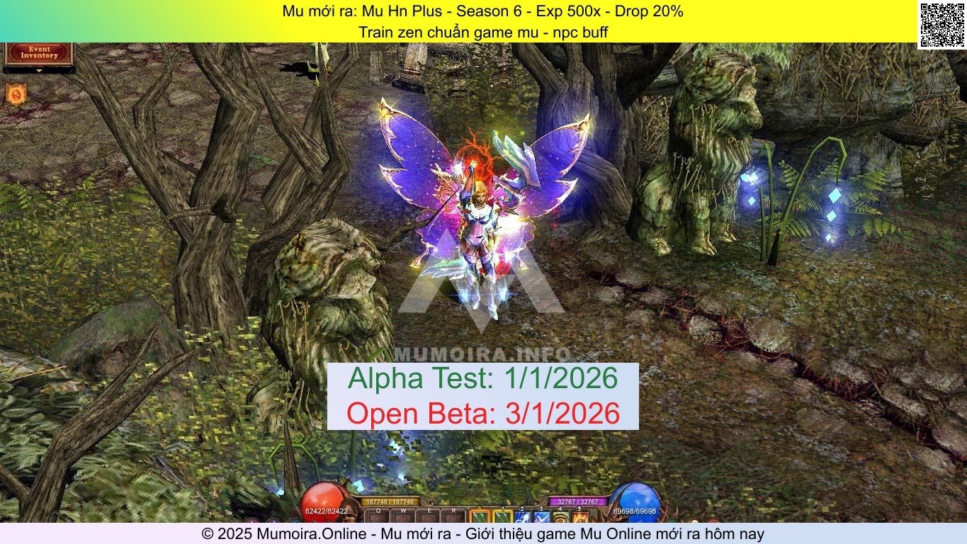 Mu mới ra, Mu Hn Plus, muhnplus.com, Mu Online, Mu SS6 mới ra, Mu Test tháng 1 2026, Train zen chuẩn game mu - npc buff, Season 6