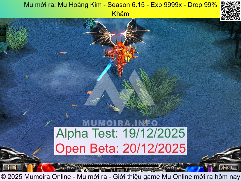 Mu mới ra, Mu Hoàng Kim, muhoangkim.online, Mu Online, Mu SS6 mới ra, Mu Test tháng 12 2025, Khảm, Season 6.15