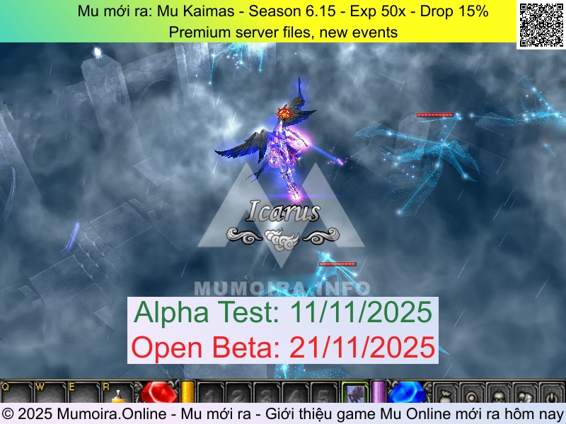 Mu mới ra, Mu Kaimas, mu-kaimas.lt, Mu Online, Mu SS6 mới ra, Mu Test tháng 11 2025, Premium server files, new events, Season 6.15