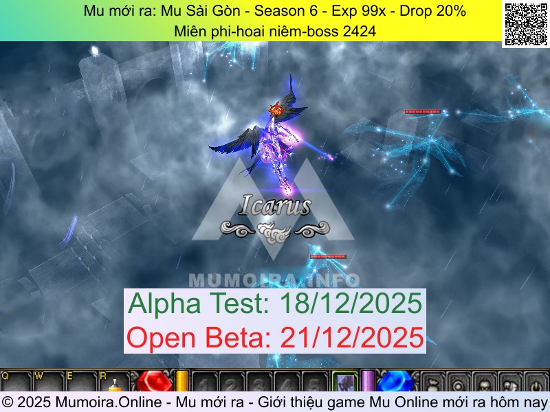 Mu mới ra, Mu Sài Gòn, musaigon.id.vn, Mu Online, Mu SS6 mới ra, Mu Test tháng 12 2025, Miên phi-hoai niêm-boss 2424, Season 6