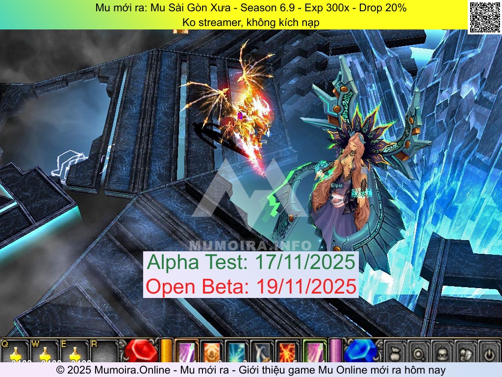 Mu mới ra, Mu Sài Gòn Xưa, id.musaigonxua.com, Mu Online, Mu SS6 mới ra, Mu Test tháng 11 2025, Ko streamer, không kích nạp, Season 6.9