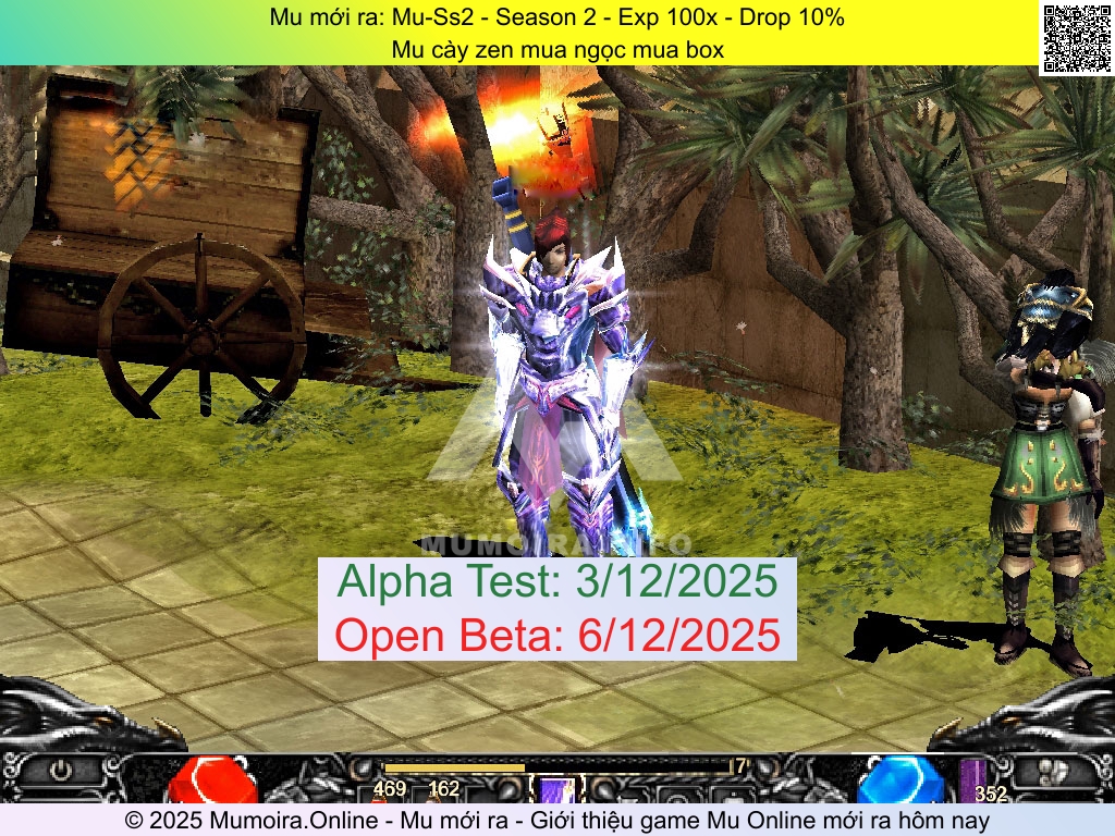 Mu mới ra, Mu-Ss2, mu-ss2.co, Mu Online, Mu SS2 mới ra, Mu Test tháng 12 2025, Mu cày zen mua ngọc mua box, Season 2
