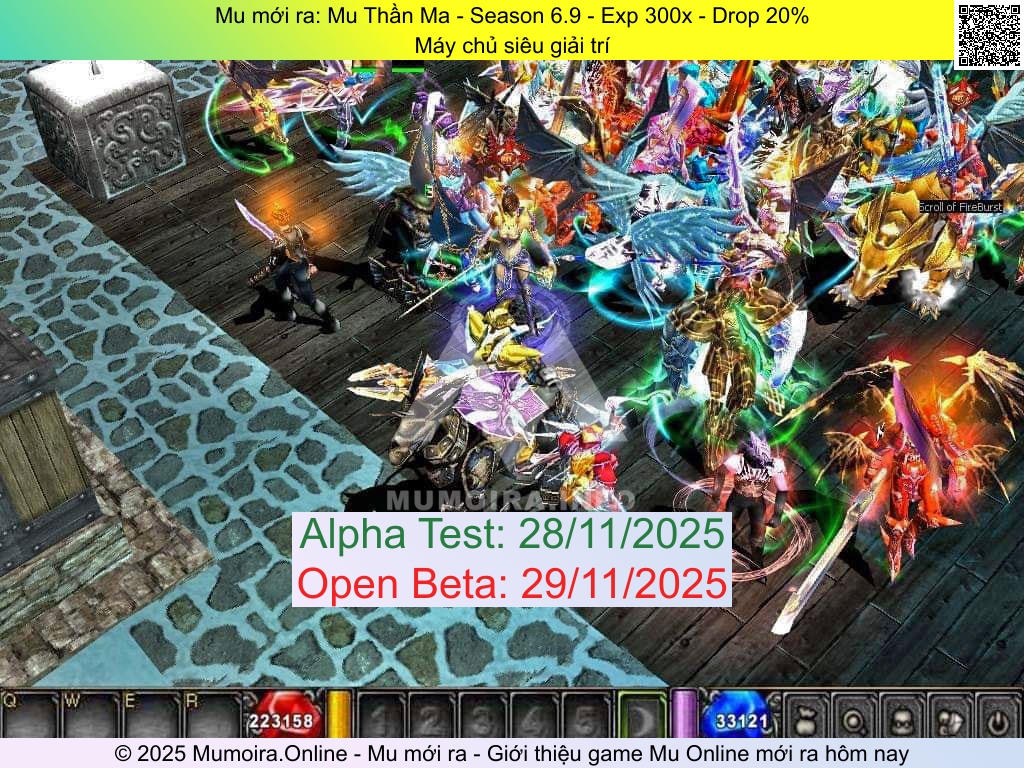 Mu mới ra, Mu Thần Ma, thanma.net, Mu Online, Mu SS6 mới ra, Mu Test tháng 11 2025, Máy chủ siêu giải trí, Season 6.9