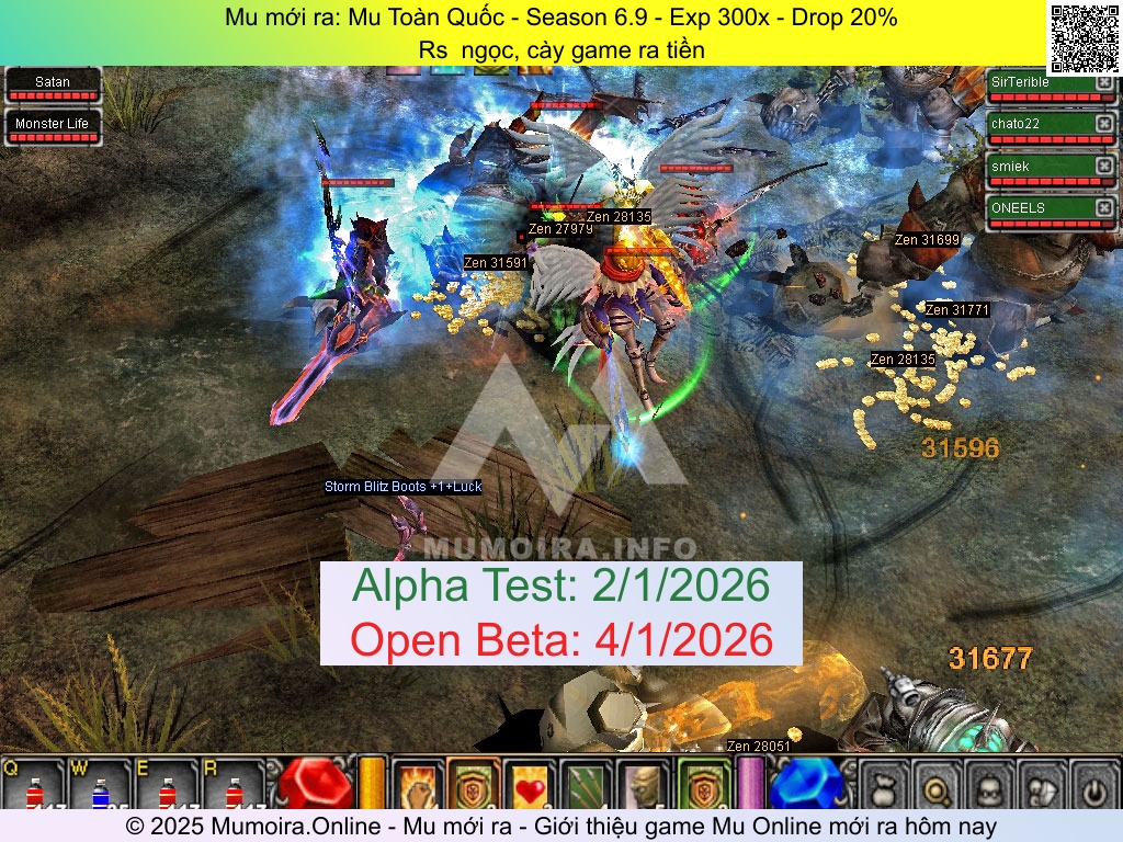 Mu mới ra, Mu Toàn Quốc, id.mutoanquoc.com, Mu Online, Mu SS6 mới ra, Mu Test tháng 1 2026, Rs  ngọc, cày game ra tiền, Season 6.9