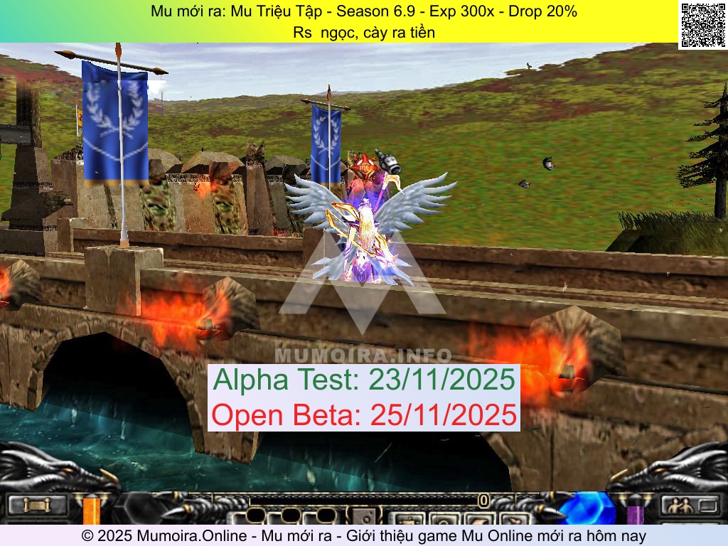 Mu mới ra, Mu Triệu Tập, id.mutrieutap.com, Mu Online, Mu SS6 mới ra, Mu Test tháng 11 2025, Rs  ngọc, cày ra tiền, Season 6.9