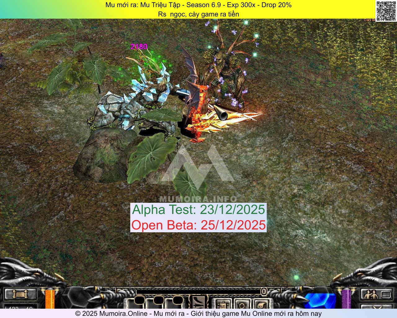 Mu mới ra, Mu Triệu Tập, id.mutrieutap.com, Mu Online, Mu SS6 mới ra, Mu Test tháng 12 2025, Rs  ngọc, cày game ra tiền, Season 6.9