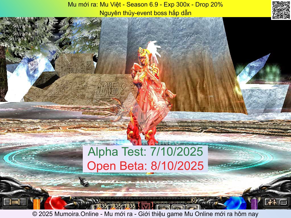 Mu mới ra, Mu Việt, mu-viet.info, Mu Online, Mu SS6 mới ra, Mu Test tháng 10 2025, Nguyên thủy-event boss hấp dẫn, Season 6.9