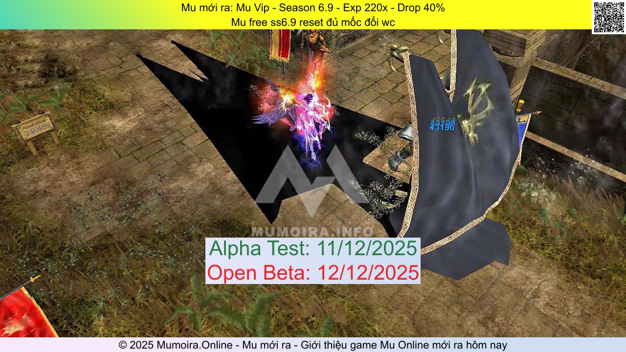 Mu mới ra, Mu Vip, muvip.pro.vn, Mu Online, Mu SS6 mới ra, Mu Test tháng 12 2025, Mu free ss6.9 reset đủ mốc đổi wc, Season 6.9