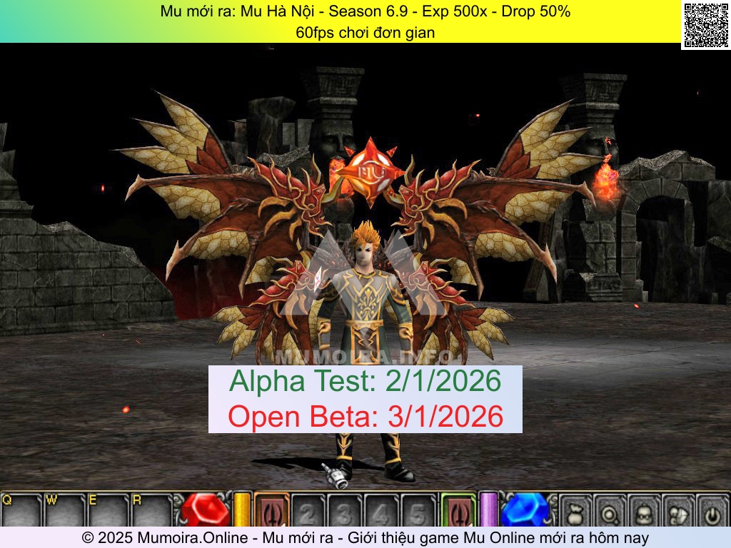 Mu mới ra, Mu Hà Nội, muhanoitv.com, Mu Online, Mu SS6 mới ra, Mu Test tháng 1 2026, 60fps chơi đơn gian, Season 6.9
