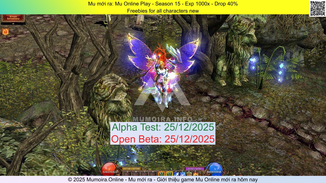 Mu mới ra, Mu Online Play, muonlineplay.com, Mu Online, Mu SS15 mới ra, Mu Test tháng 12 2025, Freebies for all characters new, Season 15