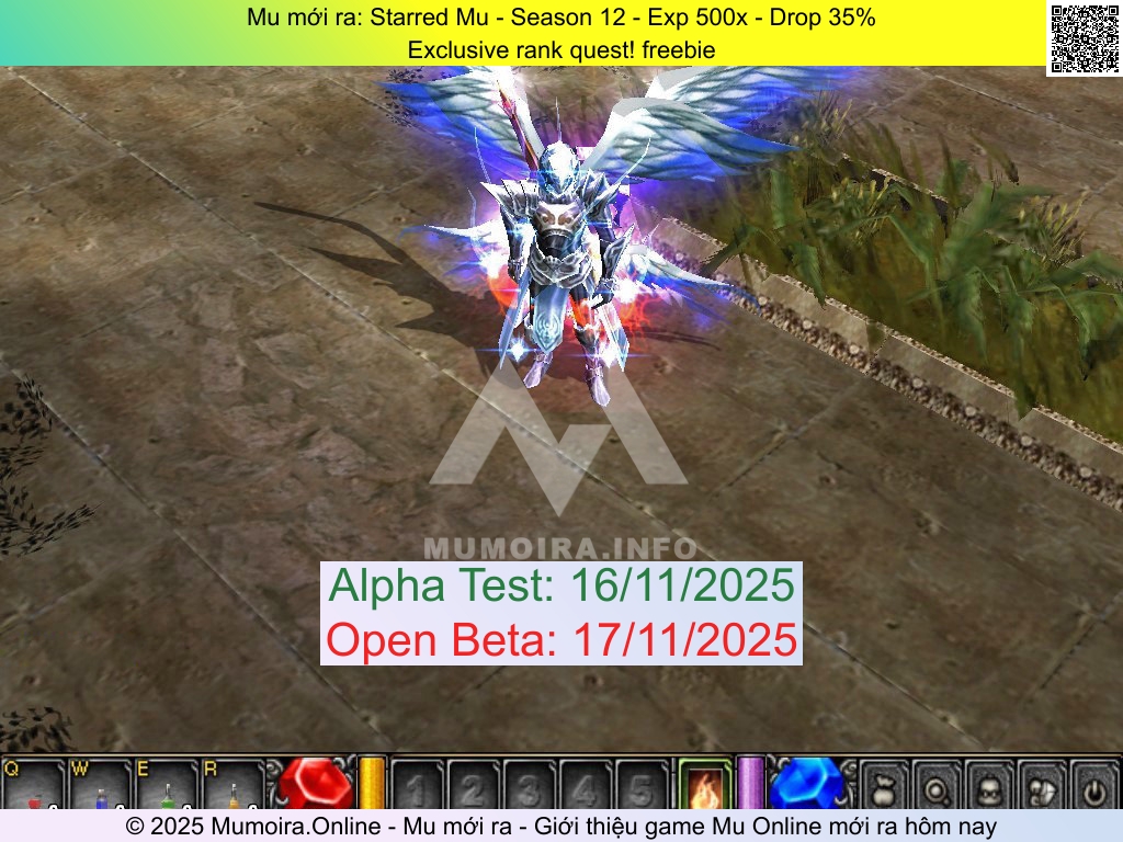 Mu mới ra, Starred Mu, starredmu.com, Mu Online, Mu SS12 mới ra, Mu Test tháng 11 2025, Exclusive rank quest! freebie, Season 12