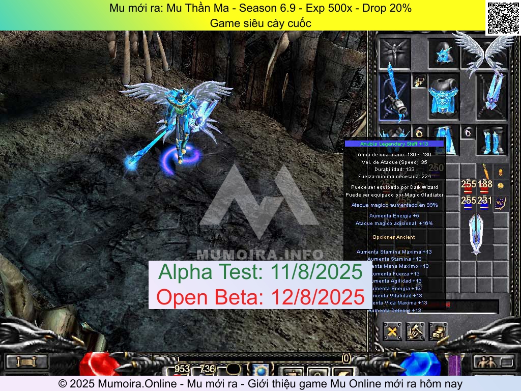 Mu mới ra, Mu Thần Ma, thanma.net, Mu Online, Mu SS6 mới ra, Mu Test tháng 8 2025, Game siêu cày cuốc, Season 6.9