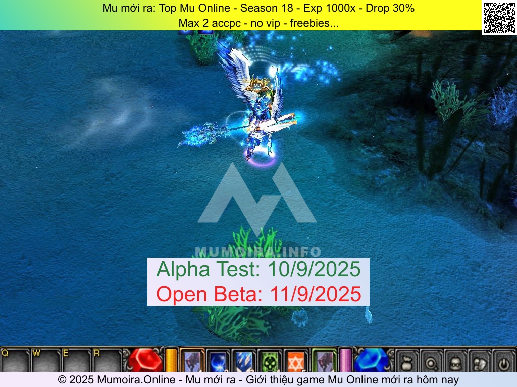 Mu mới ra, Top Mu Online, topmuonline.net, Mu Online, Mu SS18 mới ra, Mu Test tháng 9 2025, Max 2 accpc - no vip - freebies..., Season 18