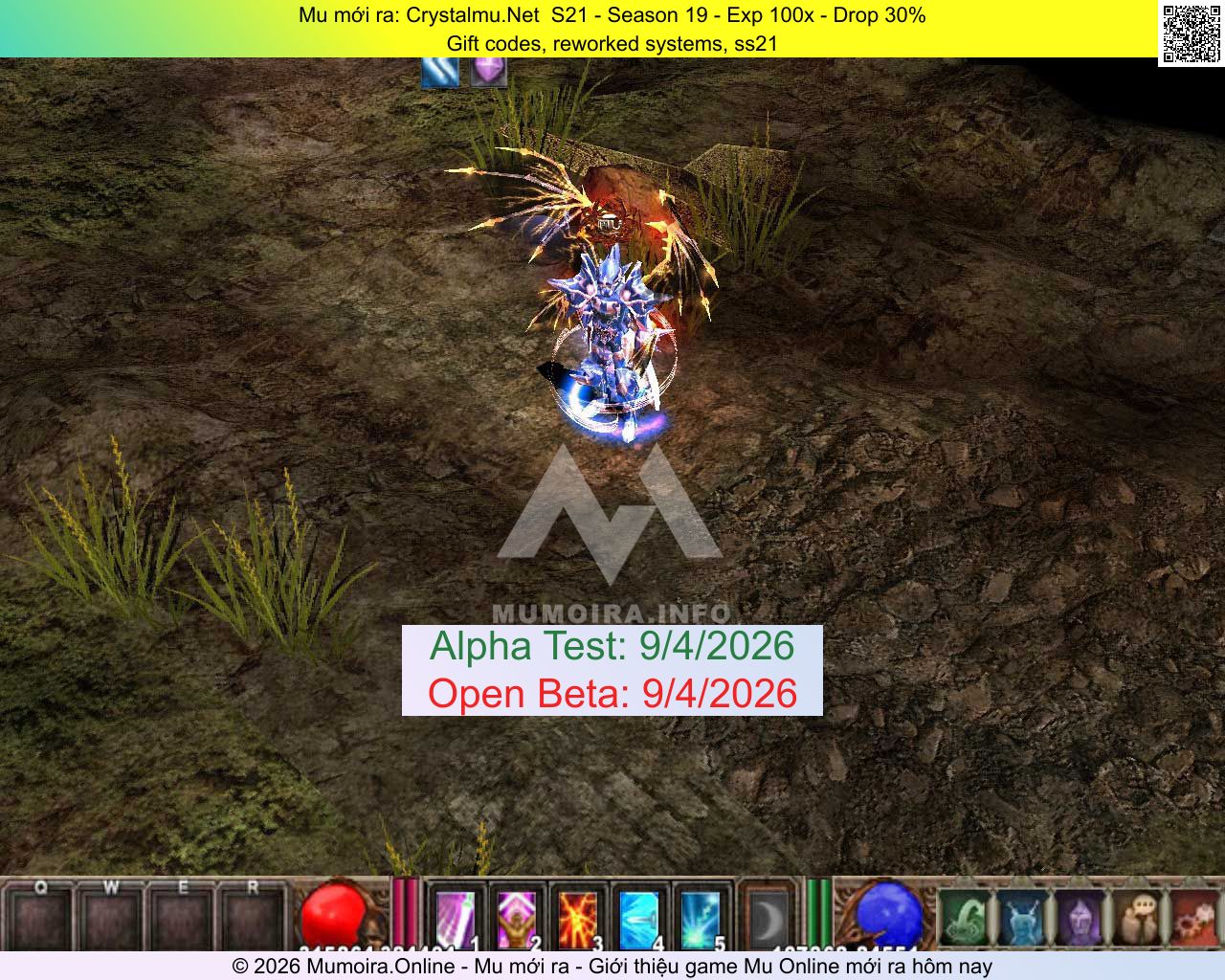 Mu mới ra, Crystalmu.Net  S21, crystalmu.net, Mu Online, Mu SS19 mới ra, Mu Test tháng 4 2026, Gift codes, reworked systems, ss21, Season 19