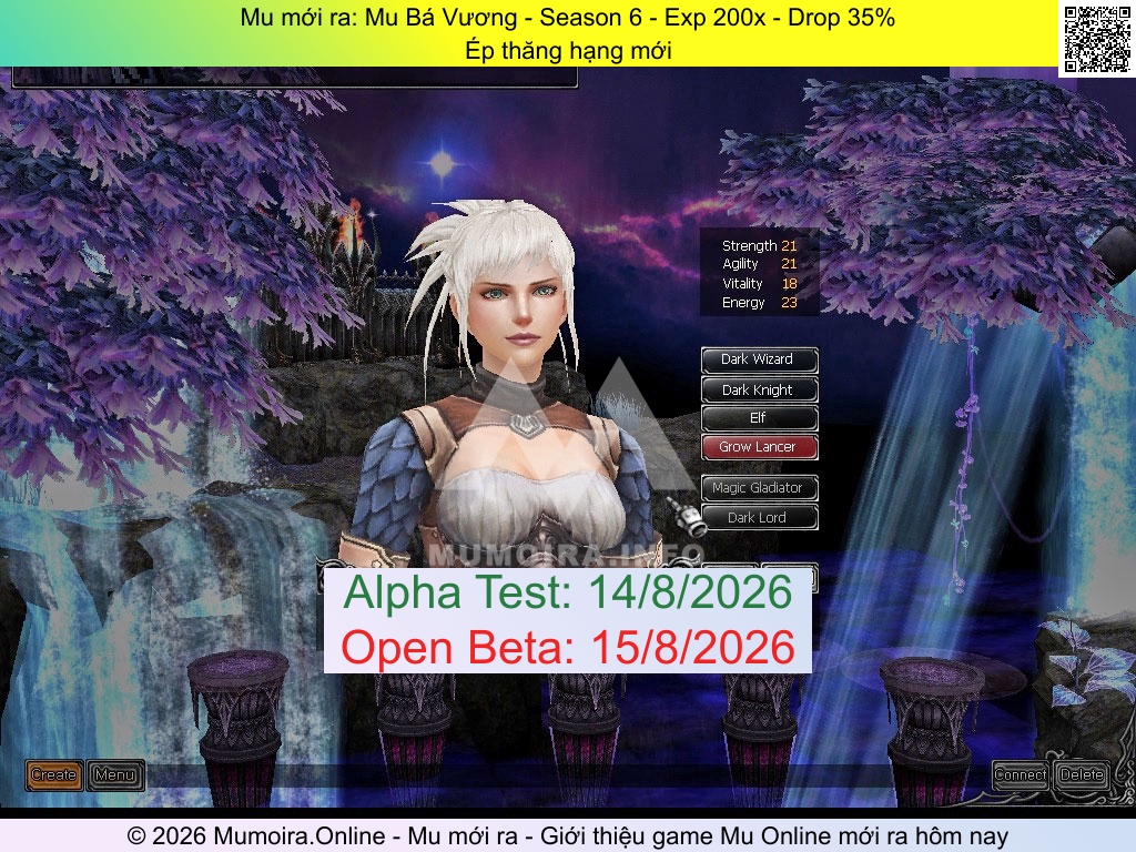 Mu mới ra, Mu Bá Vương, mubavuong.pro, Mu Online, Mu SS6 mới ra, Mu Test tháng 8 2026, Ép thăng hạng mới, Season 6