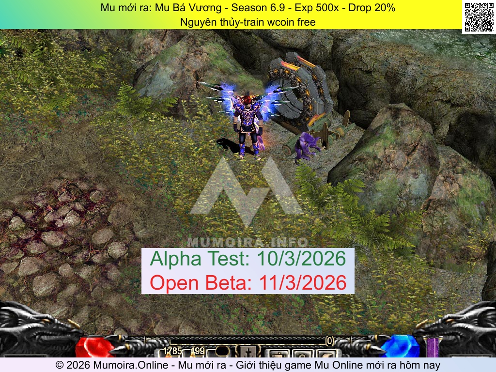 Mu mới ra, Mu Bá Vương, bavuong.info, Mu Online, Mu SS6 mới ra, Mu Test tháng 3 2026, Nguyên thủy-train wcoin free, Season 6.9
