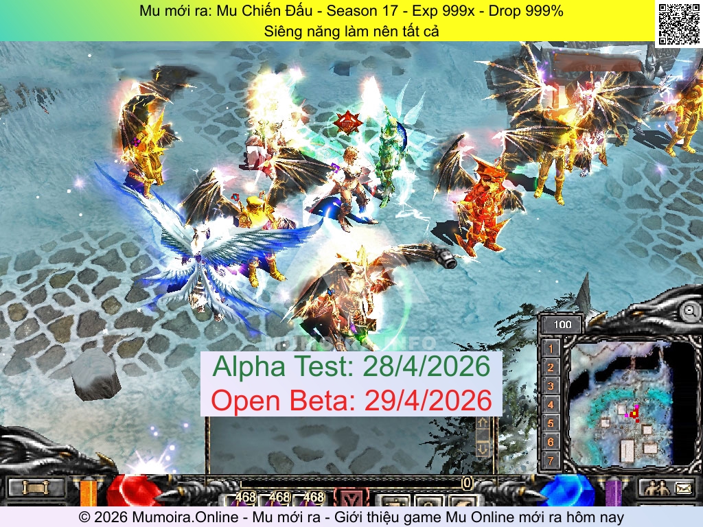 Mu mới ra, Mu Chiến Đấu, muchiendau.info, Mu Online, Mu SS17 mới ra, Mu Test tháng 4 2026, Siêng năng làm nên tất cả, Season 17