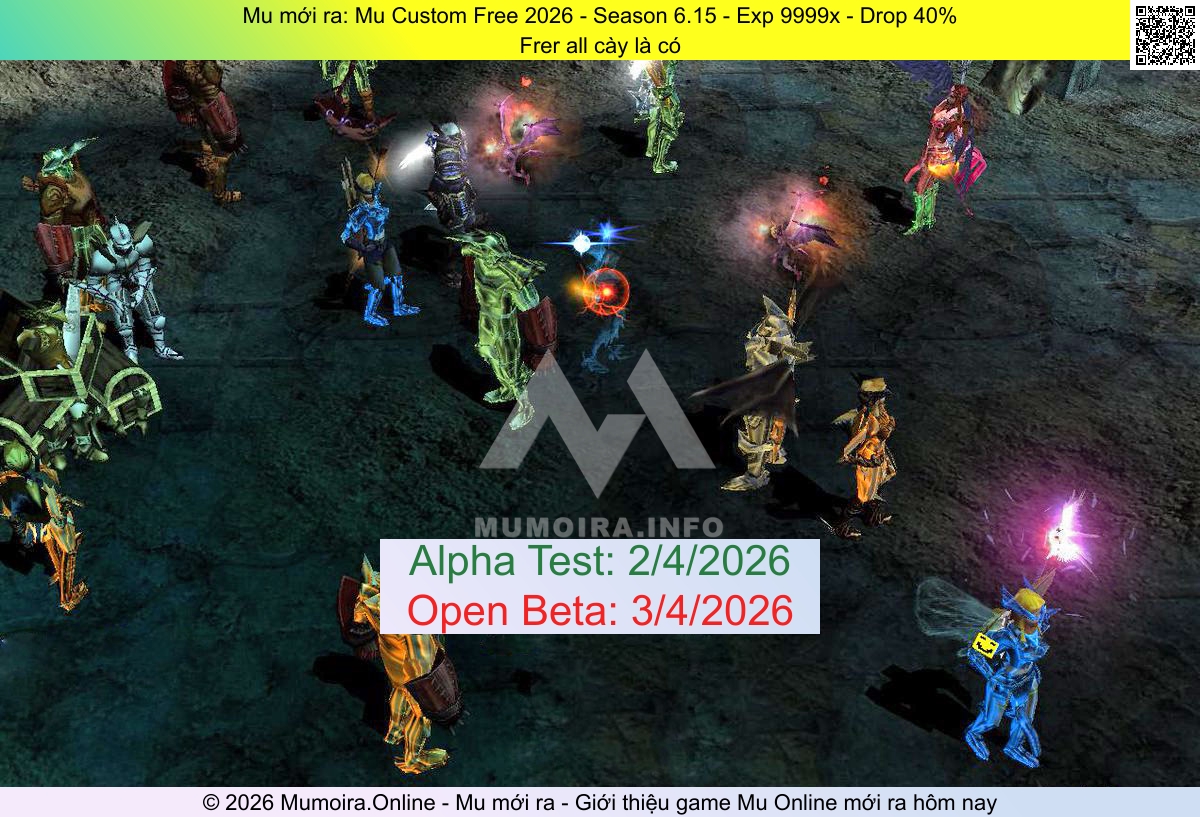 Mu mới ra, Mu Custom Free 2026, custommu.io.vn, Mu Online, Mu SS6 mới ra, Mu Test tháng 4 2026, Frer all cày là có, Season 6.15