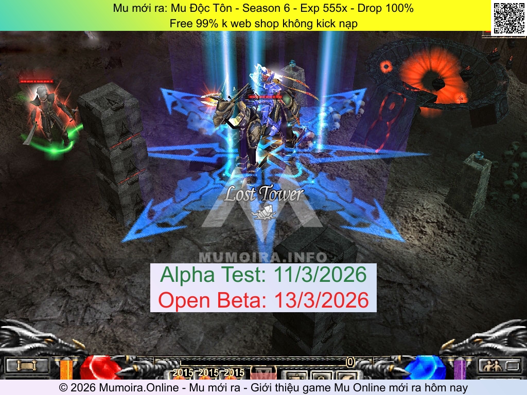 Mu mới ra, Mu Độc Tôn, mu-docton.top, Mu Online, Mu SS6 mới ra, Mu Test tháng 3 2026, Free 99% k web shop không kick nạp, Season 6