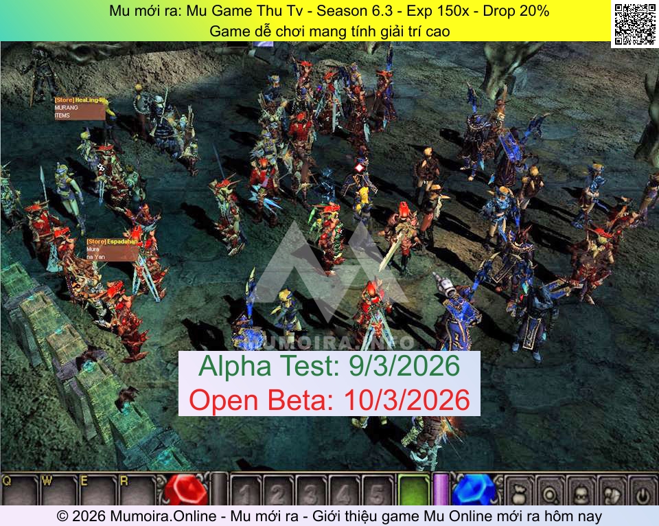 Mu mới ra, Mu Game Thu Tv, gamethutv.com, Mu Online, Mu SS6 mới ra, Mu Test tháng 3 2026, Game dễ chơi mang tính giải trí cao, Season 6.3