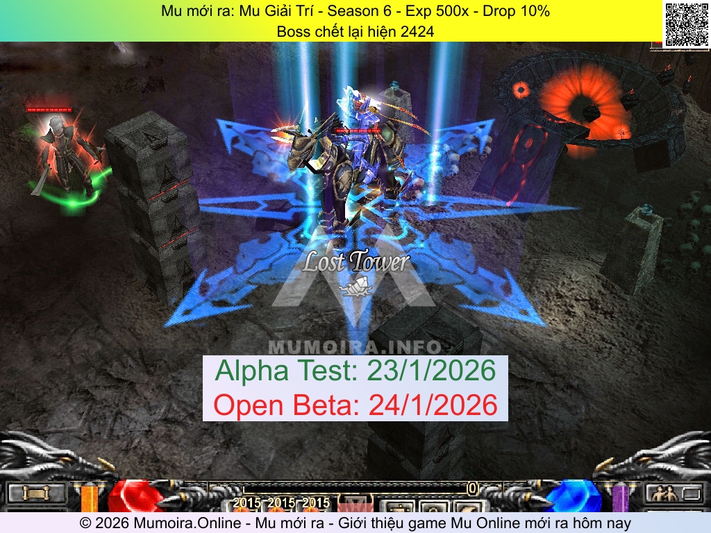 Mu mới ra, Mu Giải Trí, mugiaitri.com, Mu Online, Mu SS6 mới ra, Mu Test tháng 1 2026, Boss chết lại hiện 2424, Season 6