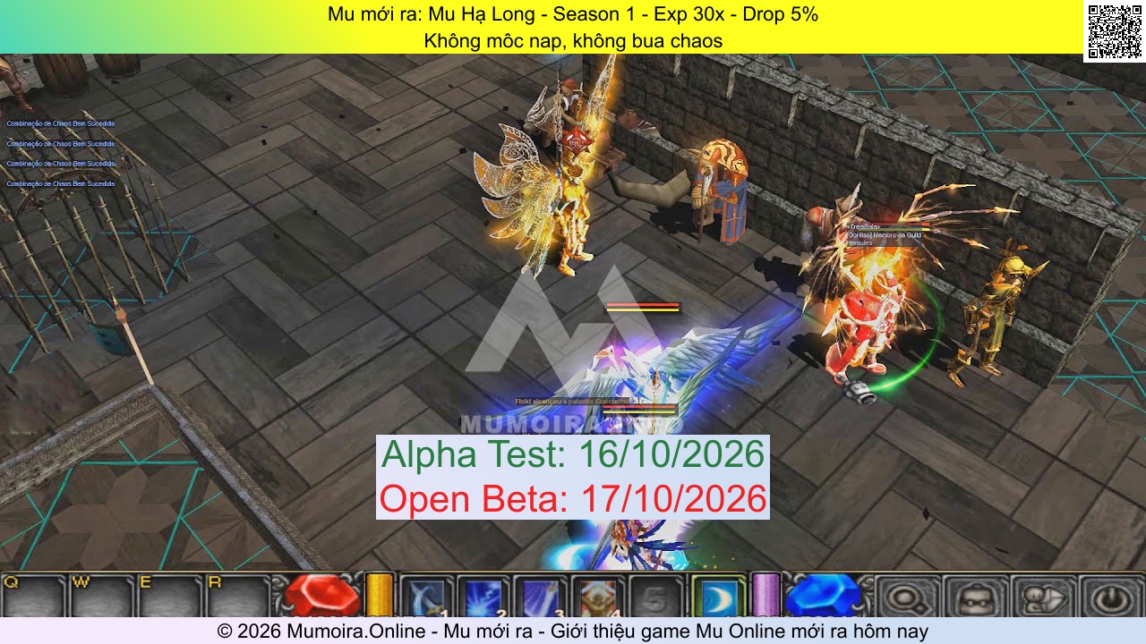 Mu mới ra, Mu Hạ Long, muhalong.info, Mu Online, Mu SS1 mới ra, Mu Test tháng 10 2026, Không môc nap, không bua chaos, Season 1