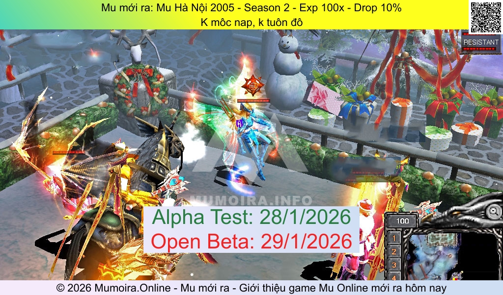 Mu mới ra, Mu Hà Nội 2005, muhanoi2005.com, Mu Online, Mu SS2 mới ra, Mu Test tháng 1 2026, K môc nap, k tuôn đô, Season 2
