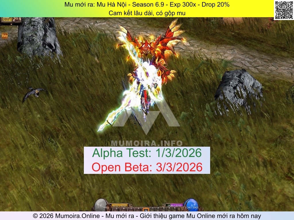 Mu mới ra, Mu Hà Nội, id.muhanoipc.com, Mu Online, Mu SS6 mới ra, Mu Test tháng 3 2026, Cam kết lâu dài, có gộp mu, Season 6.9