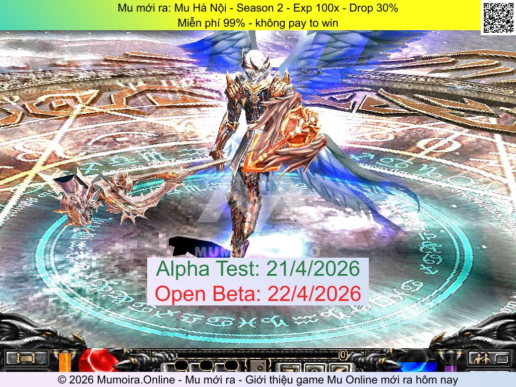 Mu mới ra, Mu Hà Nội, muhn88.com, Mu Online, Mu SS2 mới ra, Mu Test tháng 4 2026, Miễn phí 99% - không pay to win, Season 2