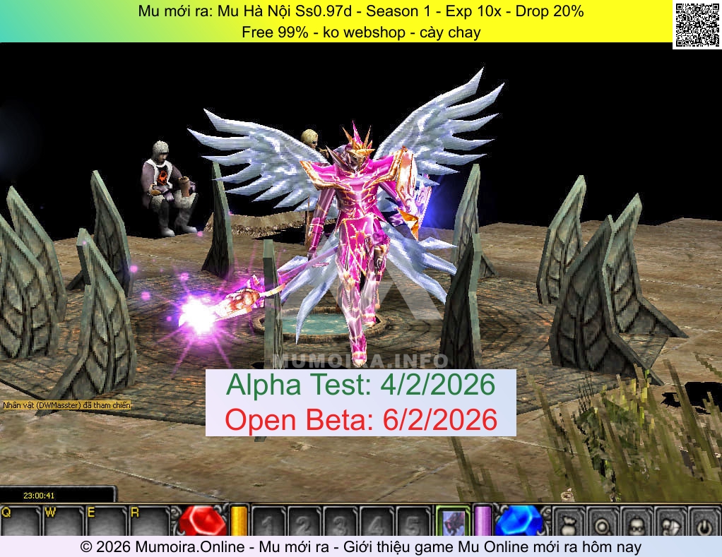 Mu mới ra, Mu Hà Nội Ss0.97d, muhanoimo.com, Mu Online, Mu SS1 mới ra, Mu Test tháng 2 2026, Free 99% - ko webshop - cày chay, Season 1