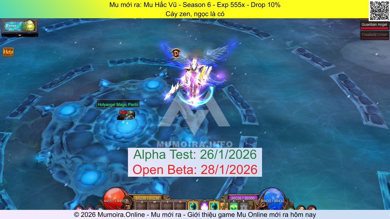 Mu mới ra, Mu Hắc Vũ, muhacvu.com, Mu Online, Mu SS6 mới ra, Mu Test tháng 1 2026, Cày zen, ngọc là có, Season 6