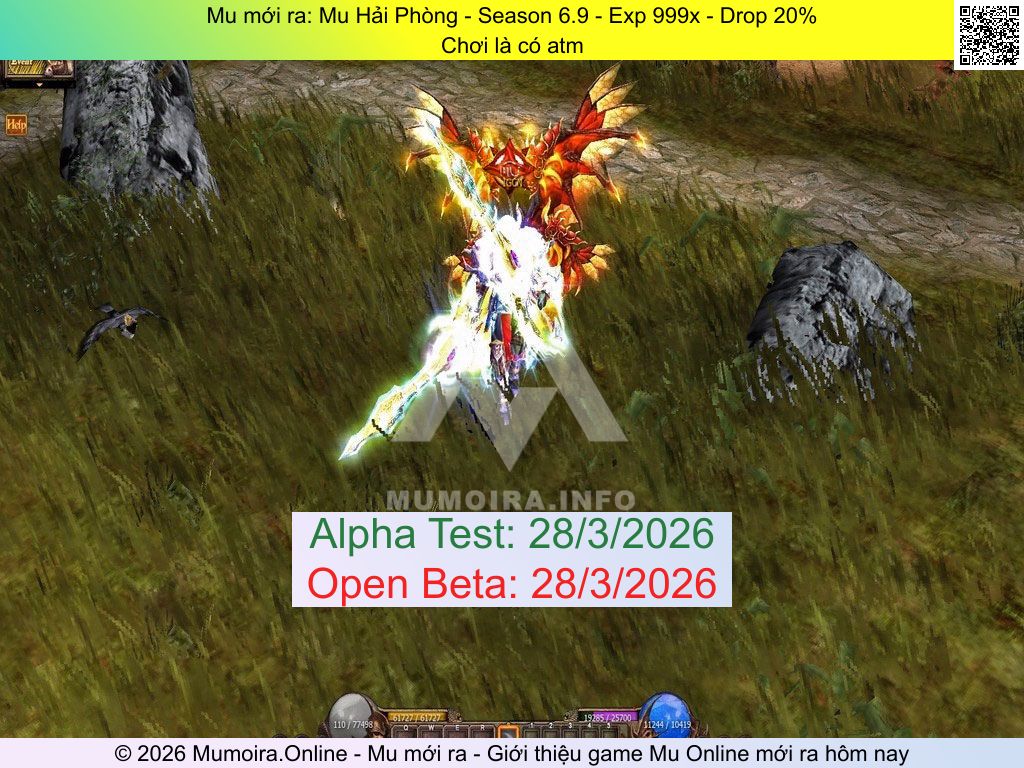 Mu mới ra, Mu Hải Phòng, muhaiphong.top, Mu Online, Mu SS6 mới ra, Mu Test tháng 3 2026, Chơi là có atm, Season 6.9