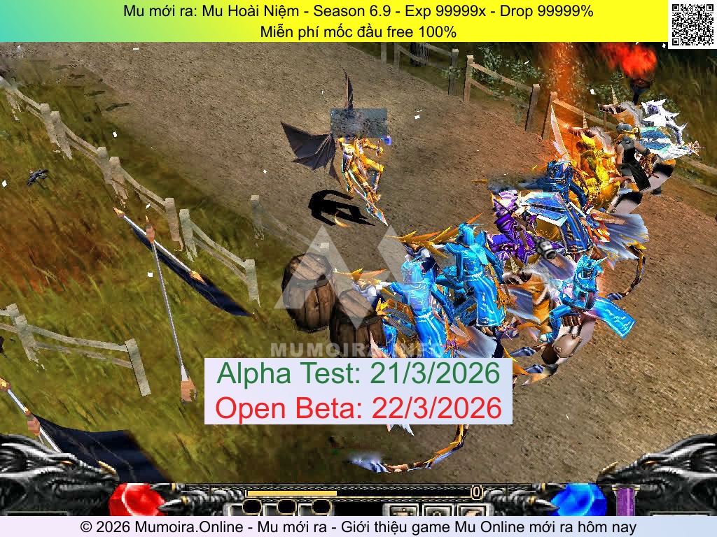 Mu mới ra, Mu Hoài Niệm, mu-hoainiem.top, Mu Online, Mu SS6 mới ra, Mu Test tháng 3 2026, Miễn phí mốc đầu free 100%, Season 6.9