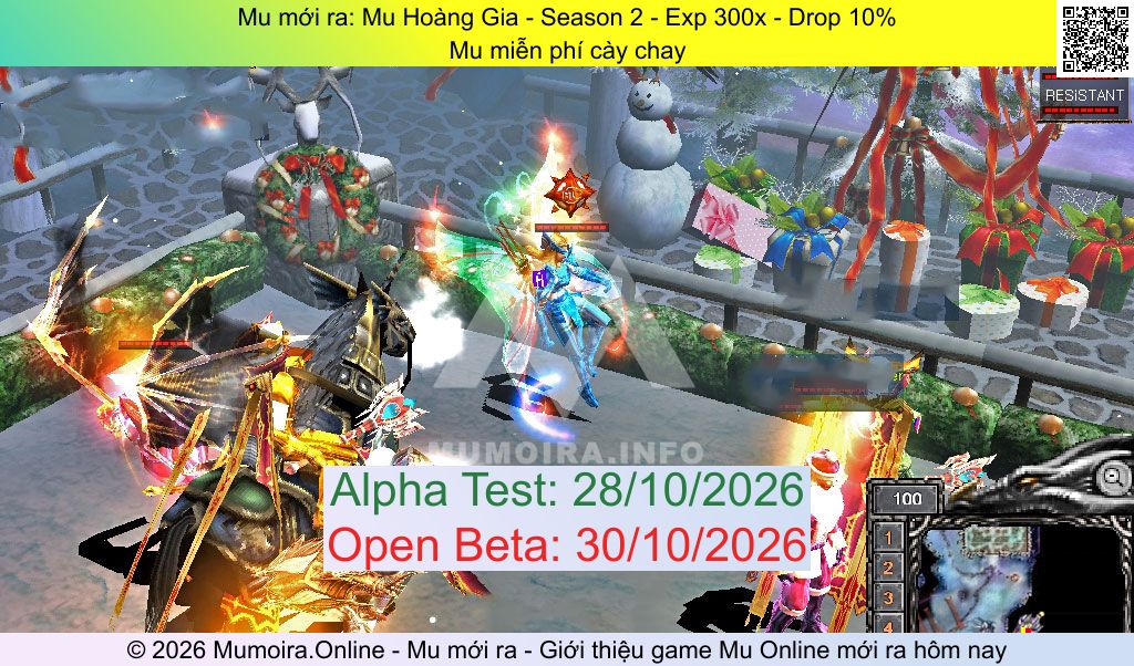Mu mới ra, Mu Hoàng Gia, mu-hoanggia.pro, Mu Online, Mu SS2 mới ra, Mu Test tháng 10 2026, Mu miễn phí cày chay, Season 2