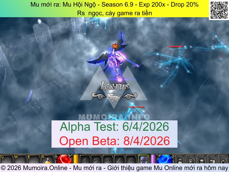 Mu mới ra, Mu Hội Ngộ, id.muhoingo.com, Mu Online, Mu SS6 mới ra, Mu Test tháng 4 2026, Rs  ngọc, cày game ra tiền, Season 6.9
