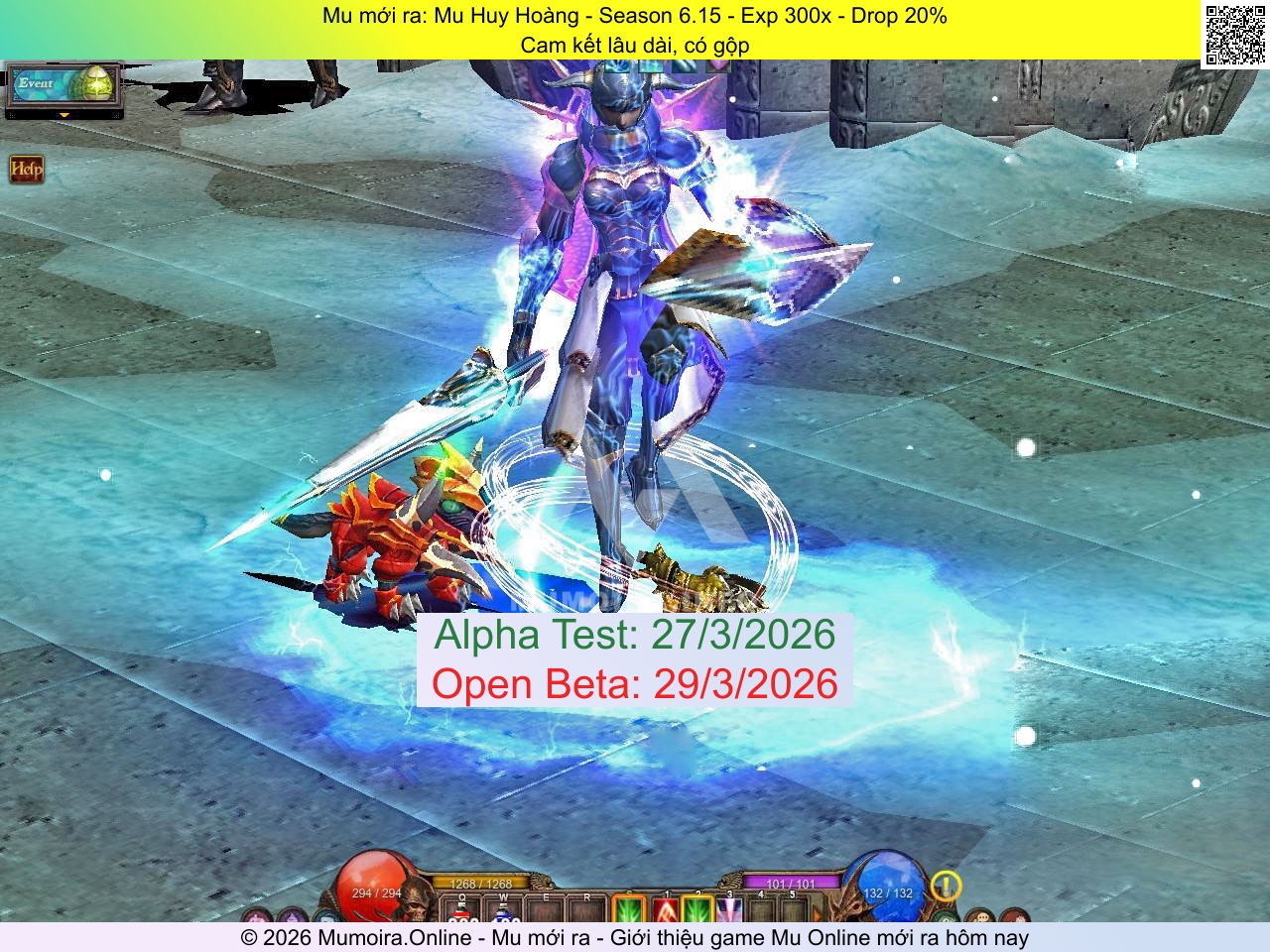 Mu mới ra, Mu Sức Mạnh, id.musucmanh.com, Mu Online, Mu SS6 mới ra, Mu Test tháng 3 2026, Cam kết lâu dài, có gộp, Season 6.15