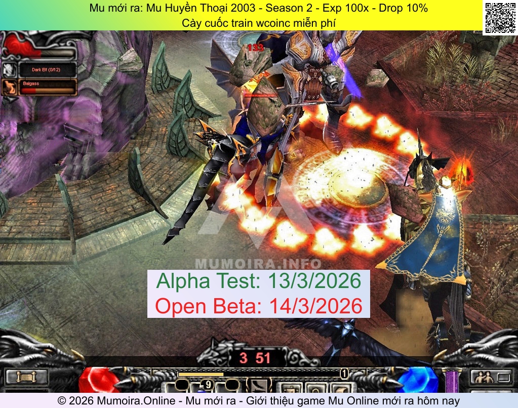 Mu mới ra, Mu Huyền Thoại 2003, huyenthoai-mu.com, Mu Online, Mu SS2 mới ra, Mu Test tháng 3 2026, Cày cuốc train wcoinc miễn phí, Season 2