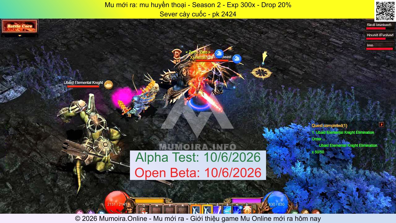 Mu mới ra, Mu Huyền Thoại, ss2-huyenthoai.top, Mu Online, Mu SS2 mới ra, Mu Test tháng 6 2026, Sever cày cuốc - pk 2424, Season 2