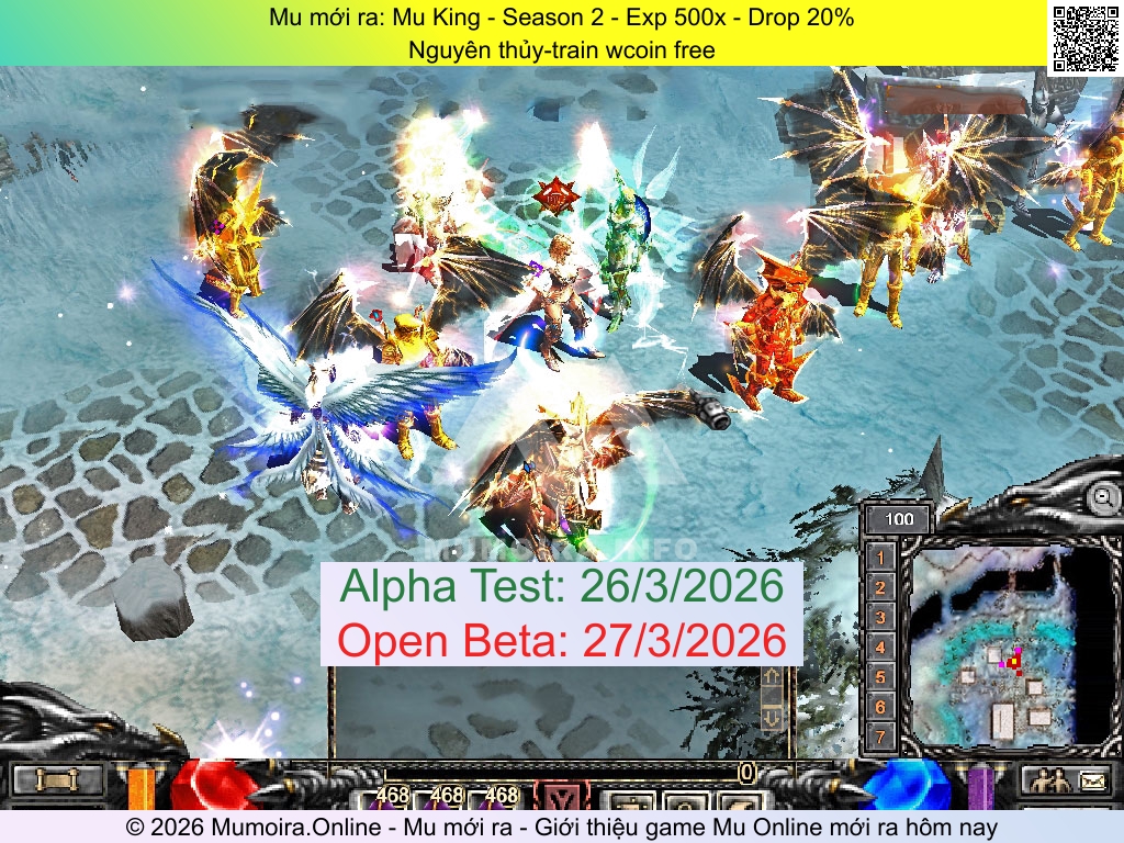 Mu mới ra, Mu King, mu-king.info, Mu Online, Mu SS2 mới ra, Mu Test tháng 3 2026, Nguyên thủy-train wcoin free, Season 2