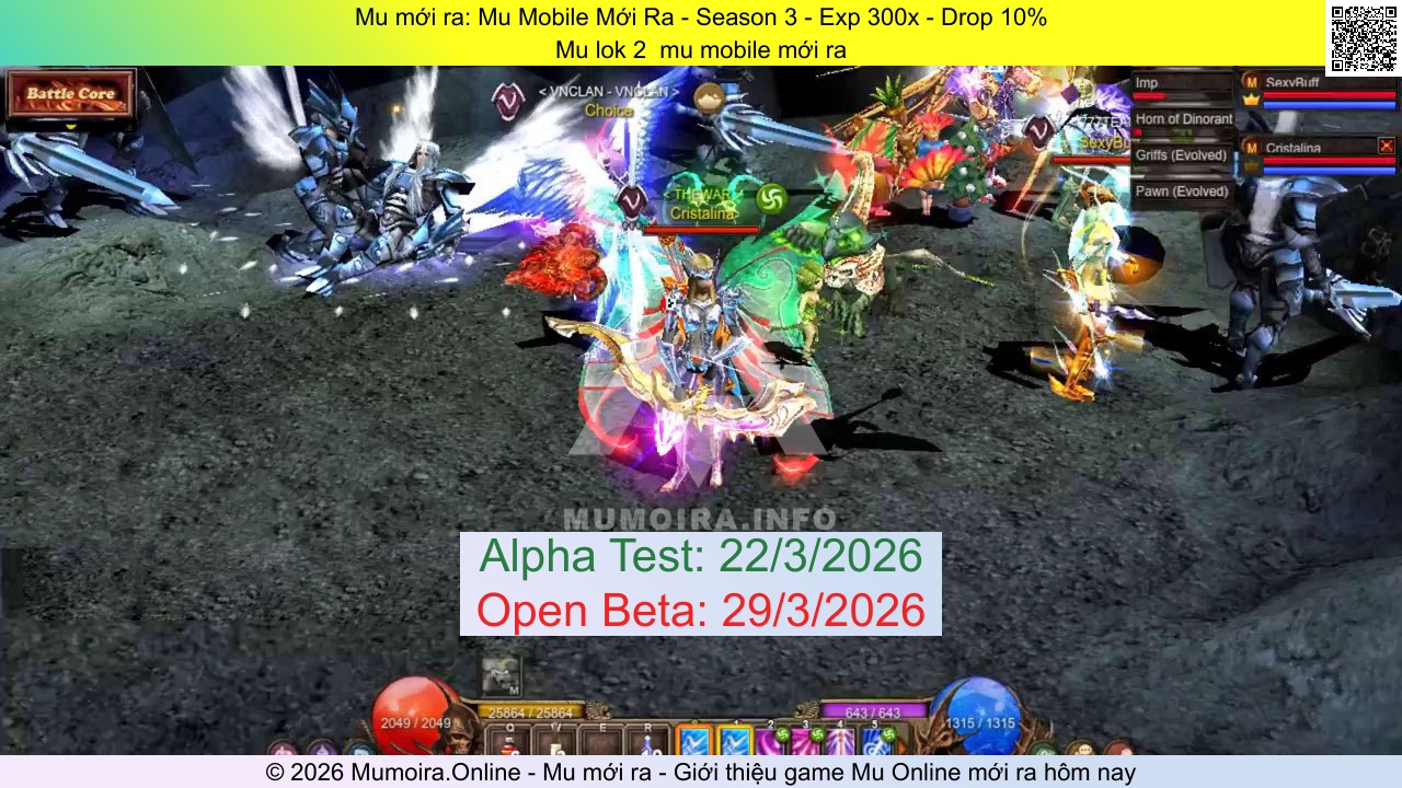 Mu mới ra, Mu Mobile Mới Ra, mumobilevn.com, Mu Online, Mu SS3 mới ra, Mu Test tháng 3 2026, Mu lok 2  mu mobile mới ra, Season 3